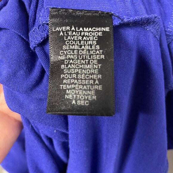 Studio by Liz Claiborne Royal Blue Blouse Size Small - Picture 6 of 8